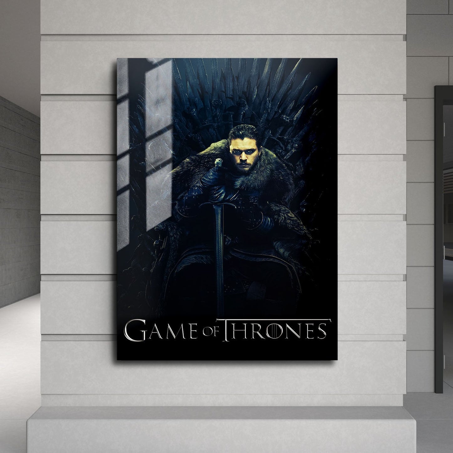 Flex Designs Metal Poster Game of Thrones Jon Snow Classic 24 x 36" Home Goods - TV Show 2011 TV Show Metal Poster