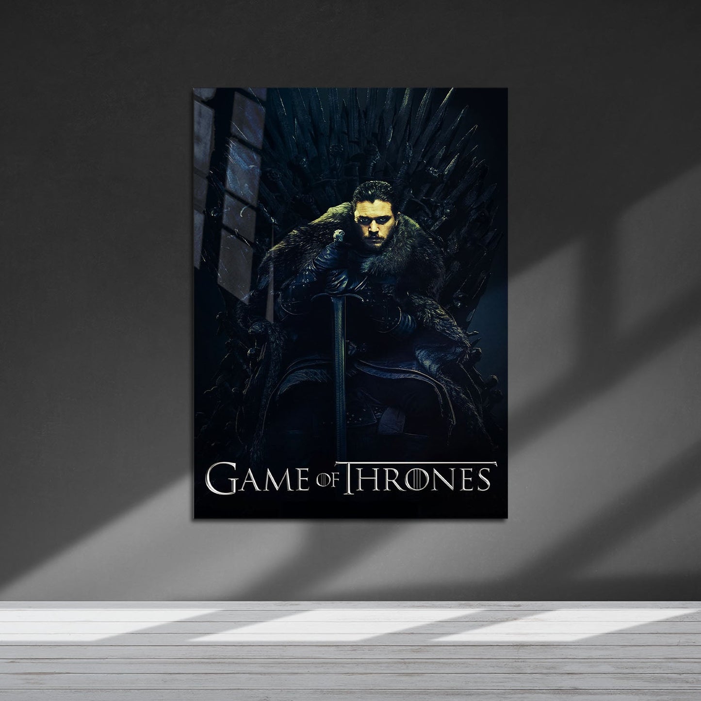 Flex Designs Metal Poster Game of Thrones Jon Snow Classic 5 x 7" Home Goods - TV Show 2011 TV Show Metal Poster