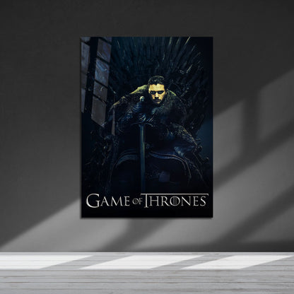 Flex Designs Metal Poster Game of Thrones Jon Snow Classic 5 x 7" Home Goods - TV Show 2011 TV Show Metal Poster