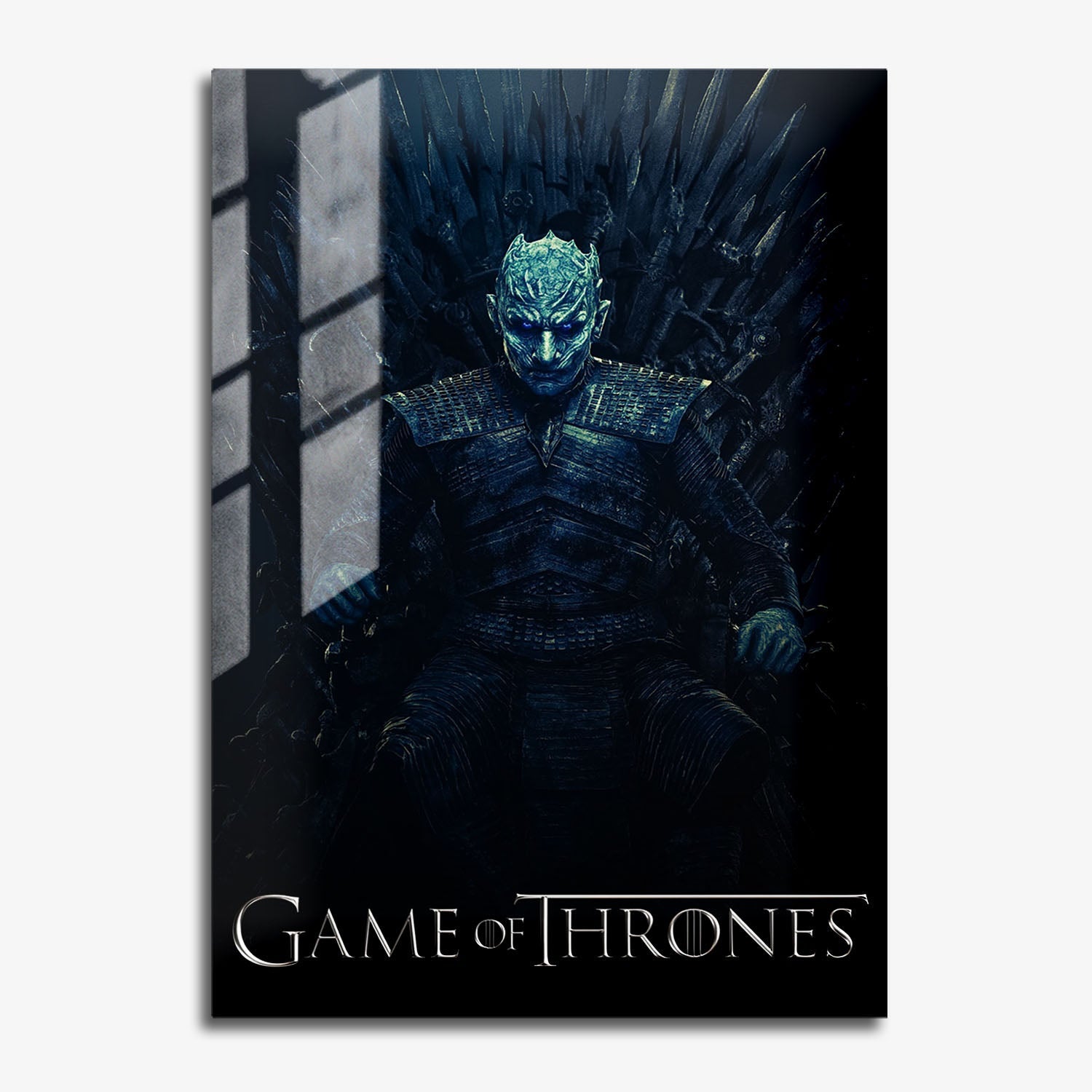 Flex Designs Metal Poster Game of Thrones Night King Classic 11 x 17" Home Goods - TV Show 2011 TV Show Metal Poster