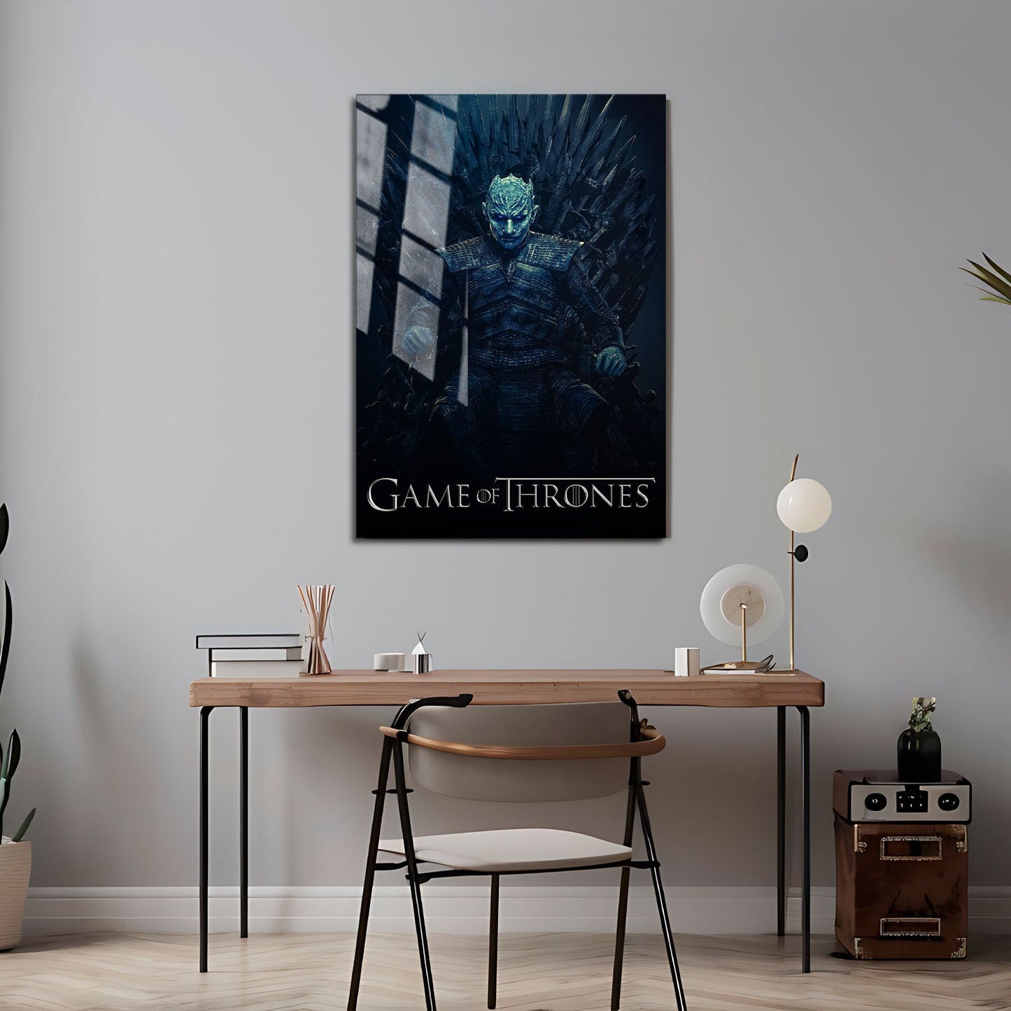 Flex Designs Metal Poster Game of Thrones Night King Classic 24 x 36" Home Goods - TV Show 2011 TV Show Metal Poster