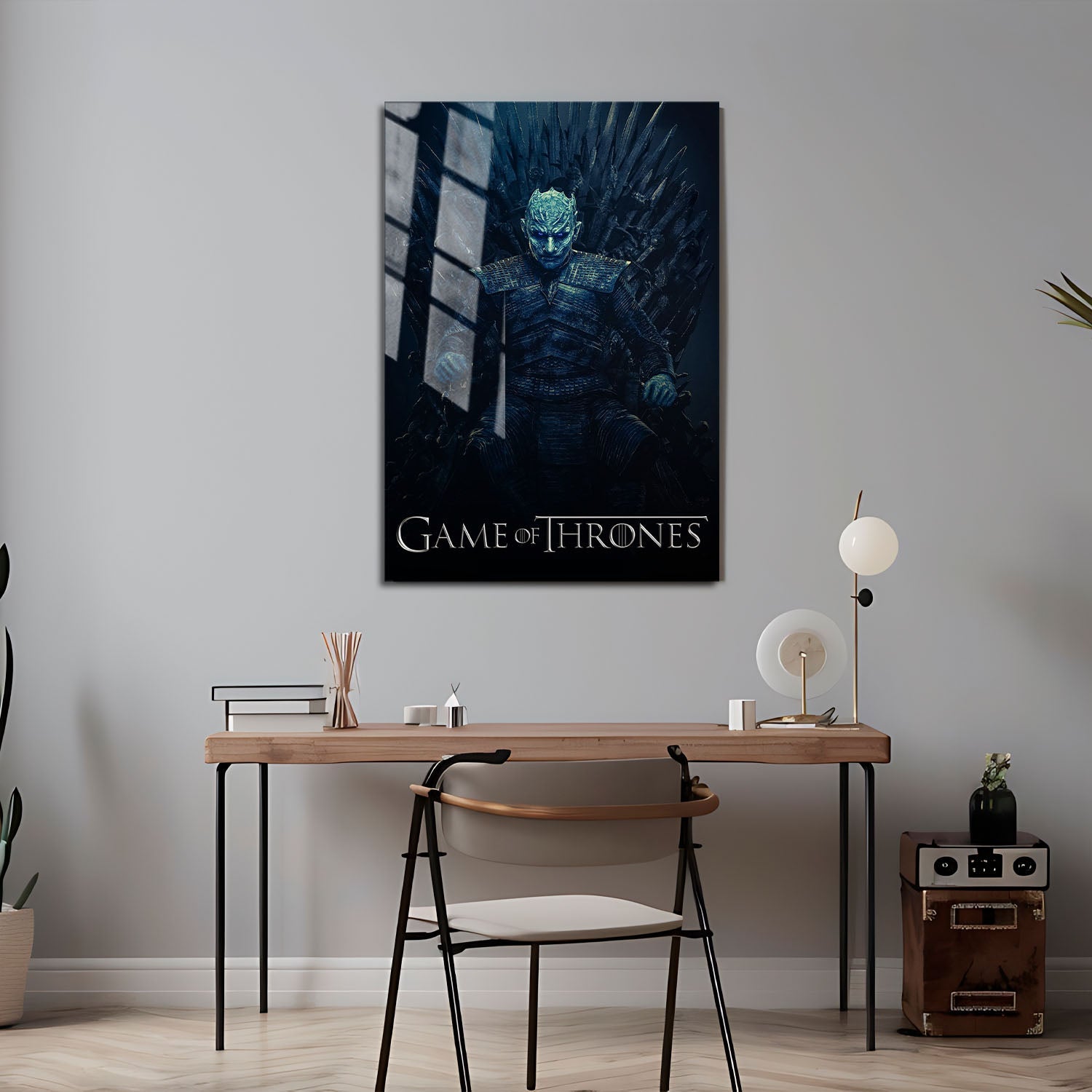 Flex Designs Metal Poster Game of Thrones Night King Classic 24 x 36" Home Goods - TV Show 2011 TV Show Metal Poster