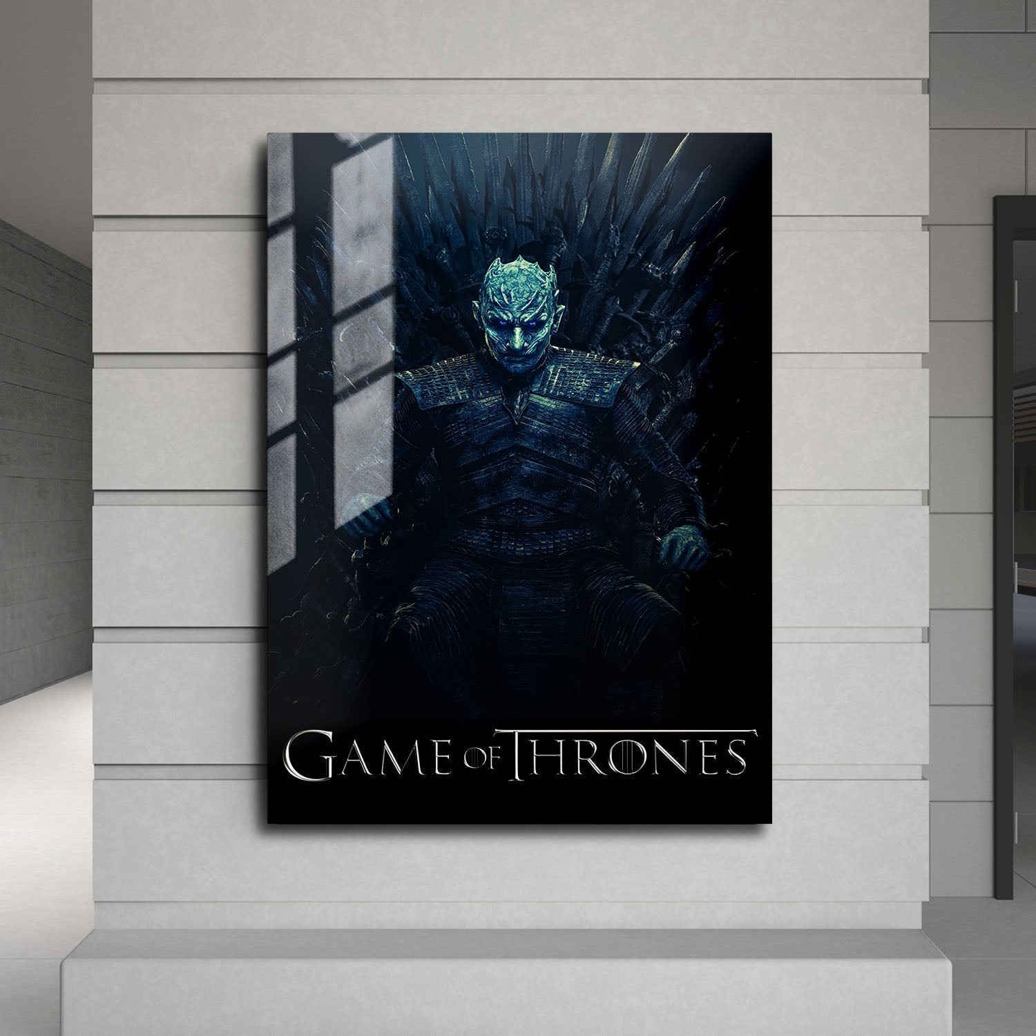 Flex Designs Metal Poster Game of Thrones Night King Classic 24 x 36" Home Goods - TV Show 2011 TV Show Metal Poster