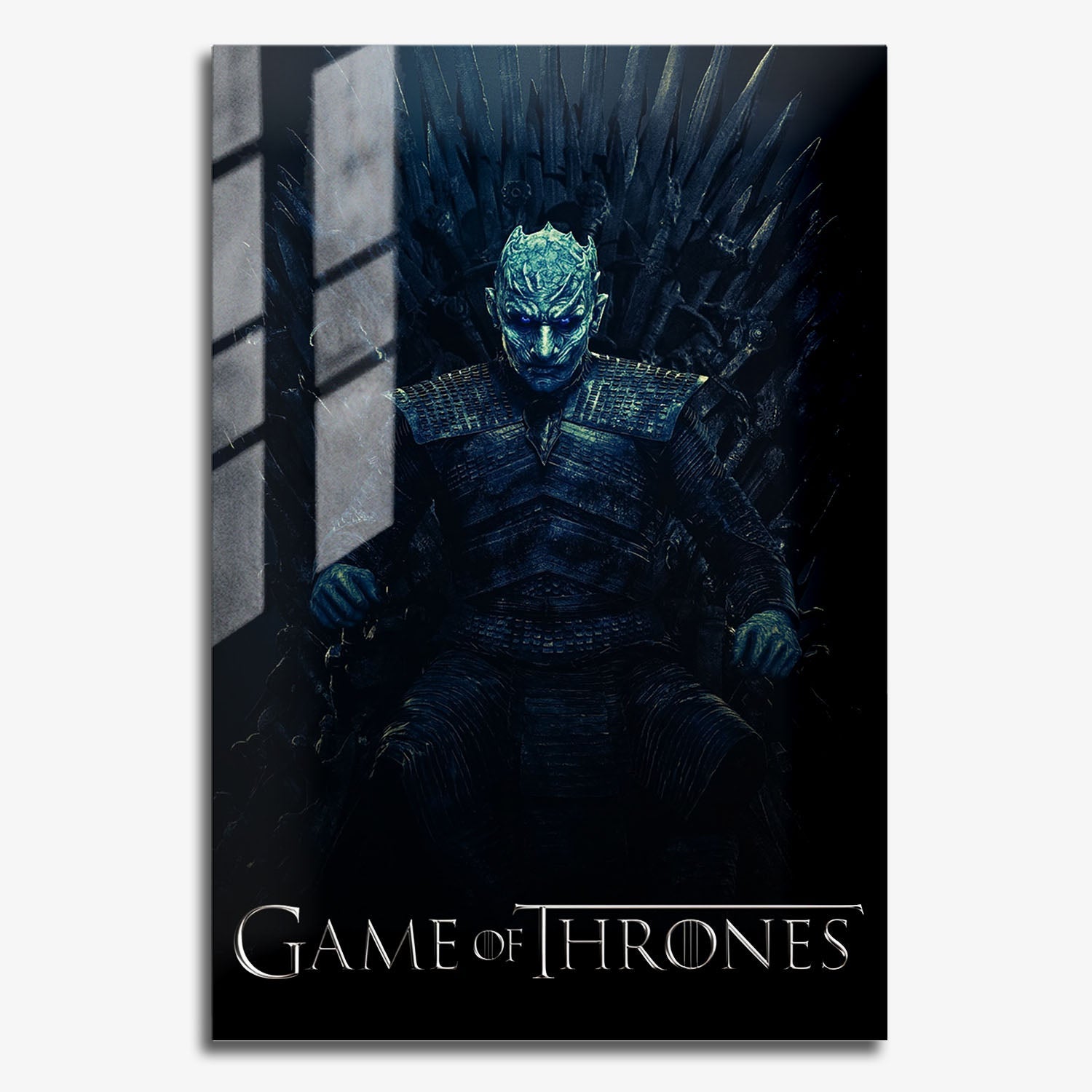 Flex Designs Metal Poster Game of Thrones Night King Classic 11 x 17" Home Goods - TV Show 2011 TV Show Metal Poster