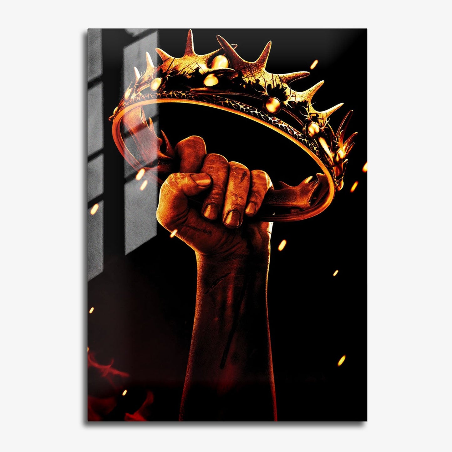 Flex Designs Metal Poster Game of Thrones Crown 11 x 17" Home Goods - TV Show 2011 TV Show Metal Poster