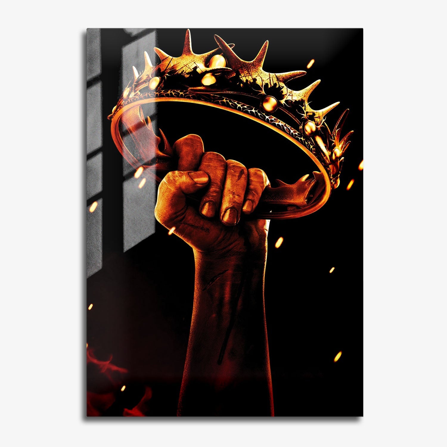 Flex Designs Metal Poster Game of Thrones Crown 11 x 17" Home Goods - TV Show 2011 TV Show Metal Poster
