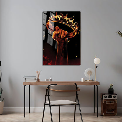 Flex Designs Metal Poster Game of Thrones Crown 24 x 36" Home Goods - TV Show 2011 TV Show Metal Poster