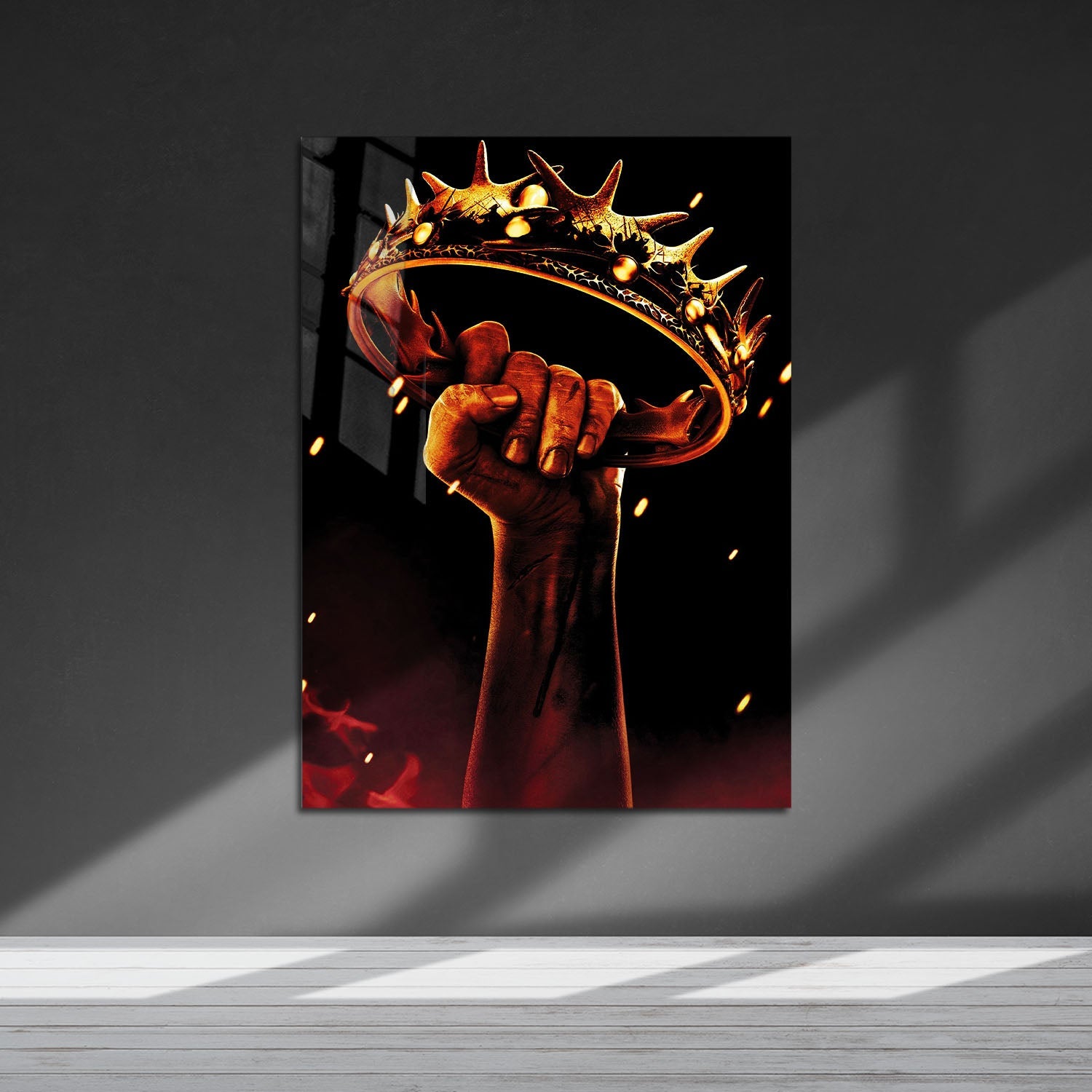 Flex Designs Metal Poster Game of Thrones Crown 5 x 7" Home Goods - TV Show 2011 TV Show Metal Poster