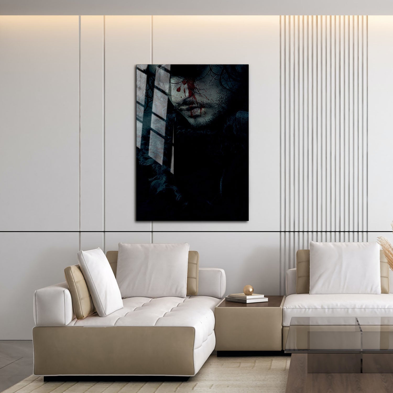 Flex Designs Metal Poster Game of Thrones Jon Snow 16 x 24" Home Goods - TV Show 2011 TV Show Metal Poster