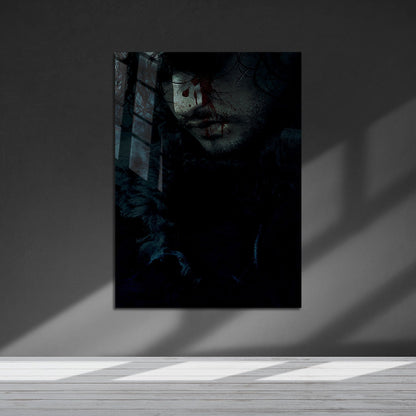 Flex Designs Metal Poster Game of Thrones Jon Snow 5 x 7" Home Goods - TV Show 2011 TV Show Metal Poster