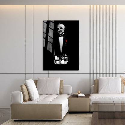 Flex Designs Metal Poster The Godfather 16 x 24" Home Goods - Movie 1972 Movie Metal Poster
