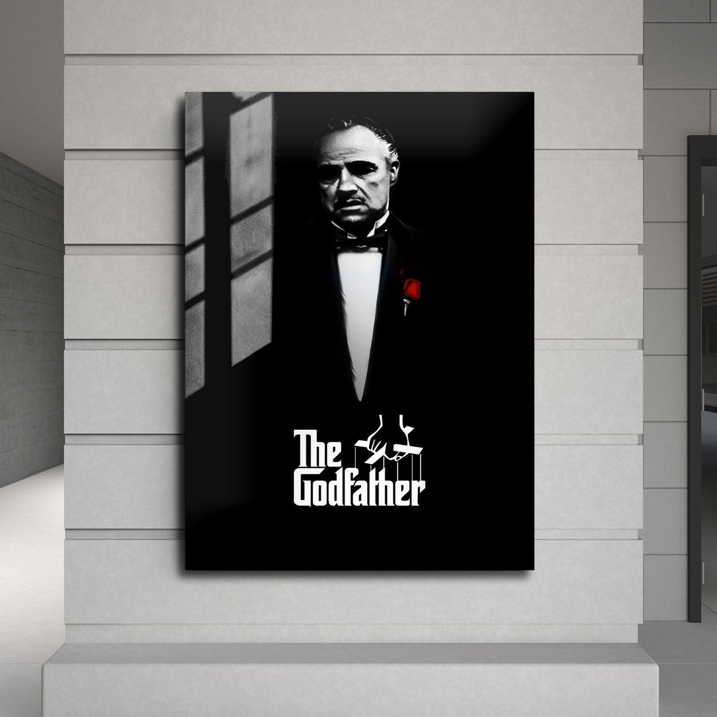Flex Designs Metal Poster The Godfather 24 x 36" Home Goods - Movie 1972 Movie Metal Poster