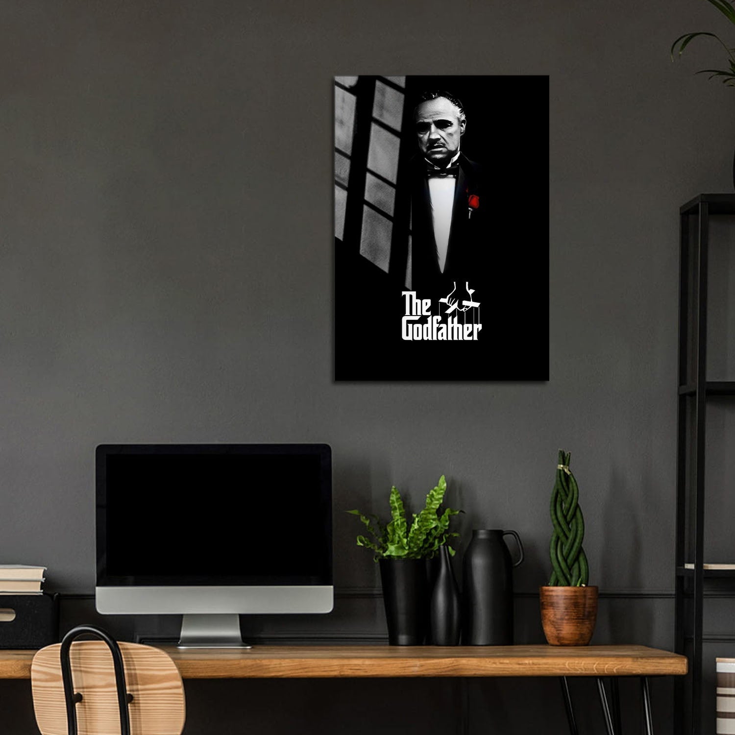 Flex Designs Metal Poster The Godfather 5 x 7" Home Goods - Movie 1972 Movie Metal Poster