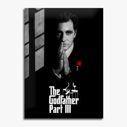 Flex Designs Metal Poster The Godfather Part III 11 x 17" Home Goods - Movie 1990 Movie Metal Poster