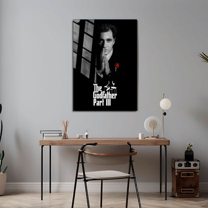Flex Designs Metal Poster The Godfather Part III 24 x 36" Home Goods - Movie 1990 Movie Metal Poster
