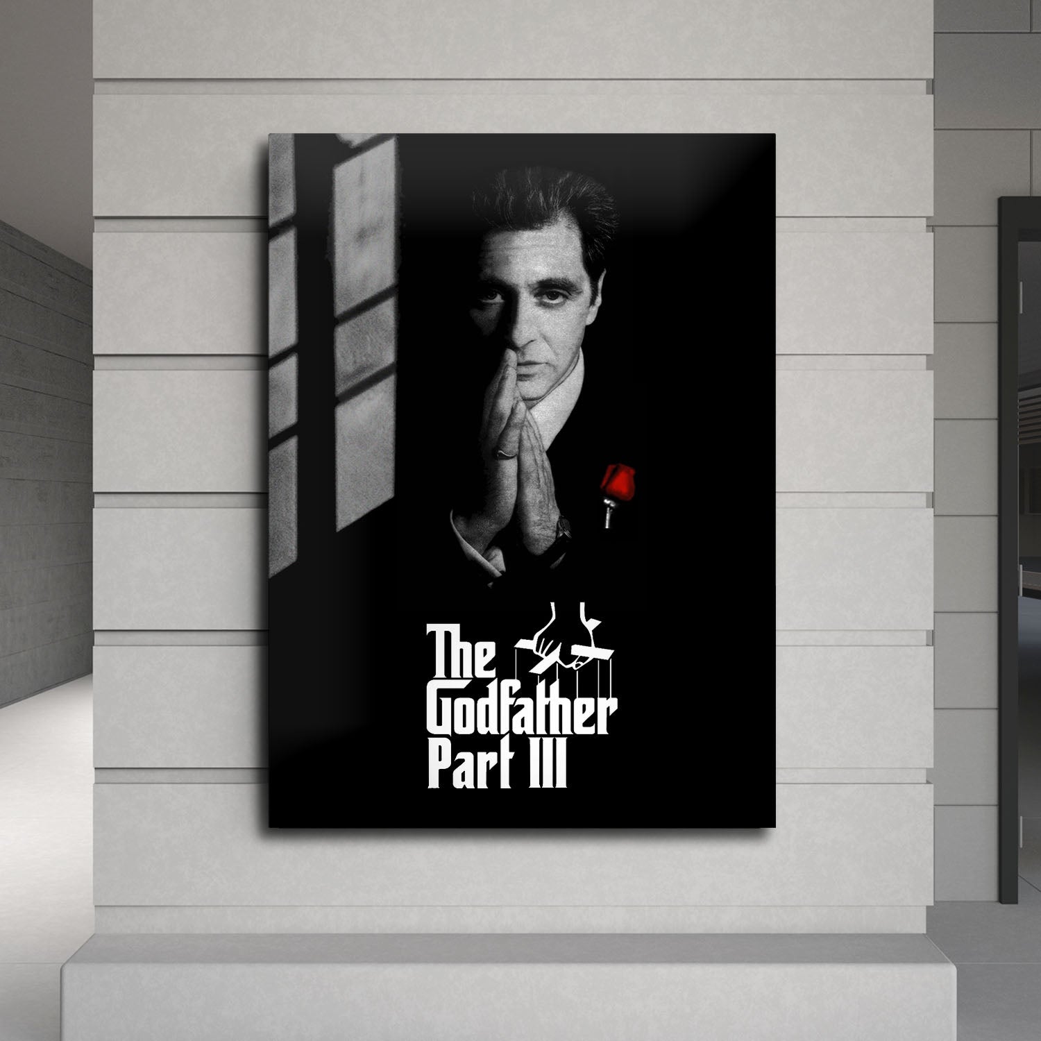 Flex Designs Metal Poster The Godfather Part III 24 x 36" Home Goods - Movie 1990 Movie Metal Poster