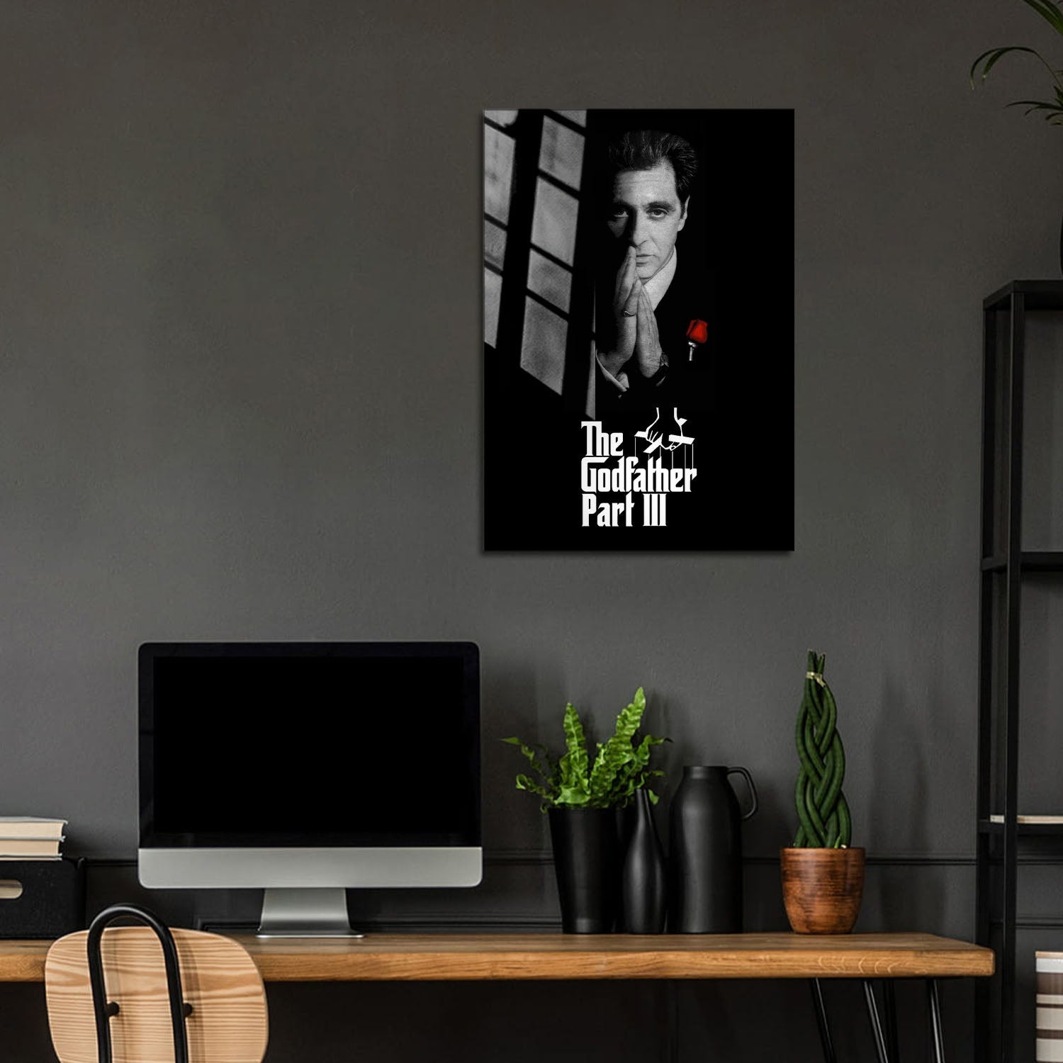 Flex Designs Metal Poster The Godfather Part III 5 x 7" Home Goods - Movie 1990 Movie Metal Poster