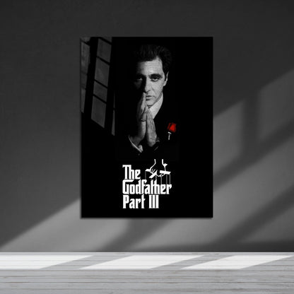 Flex Designs Metal Poster The Godfather Part III 5 x 7" Home Goods - Movie 1990 Movie Metal Poster