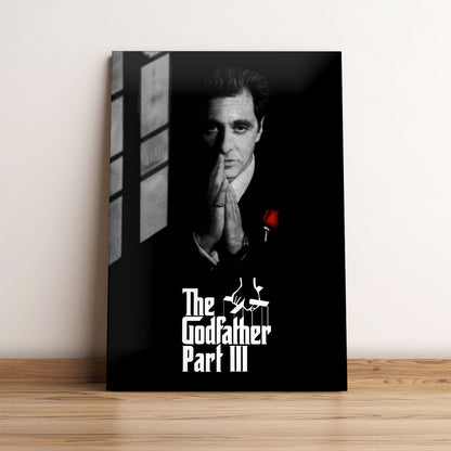 The Godfather Part III Movie Metal Poster