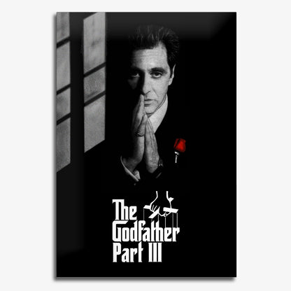 Flex Designs Metal Poster The Godfather Part III 11 x 17" Home Goods - Movie 1990 Movie Metal Poster