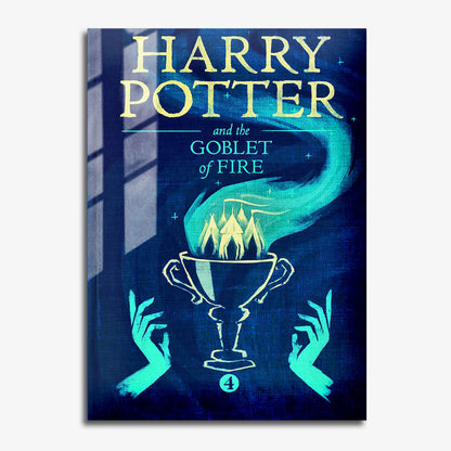 Flex Designs Metal Poster Harry Potter and the Goblet of Fire Bookcover 11 x 17" Home Goods - Movie 2005 Movie Metal Poster