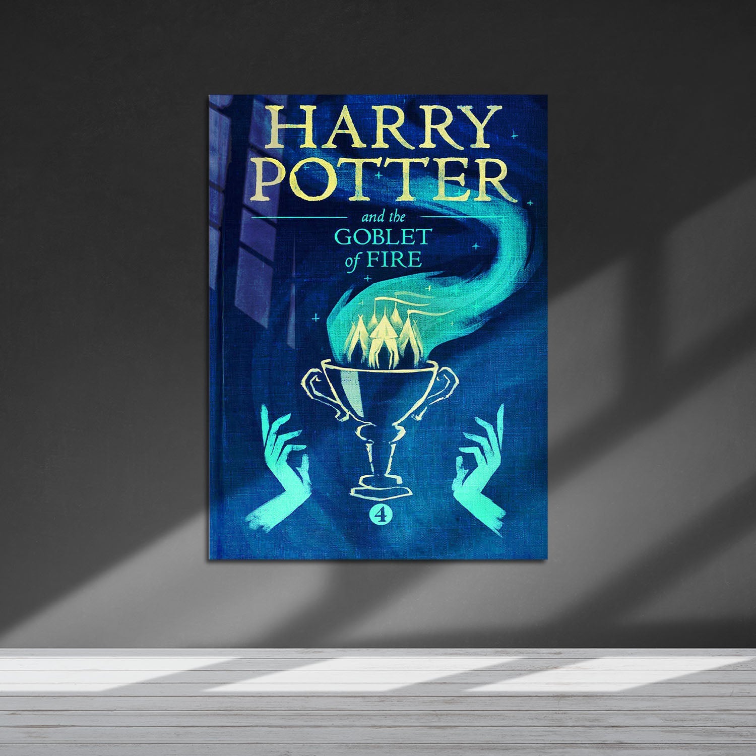 Flex Designs Metal Poster Harry Potter and the Goblet of Fire Bookcover 5 x 7" Home Goods - Movie 2005 Movie Metal Poster