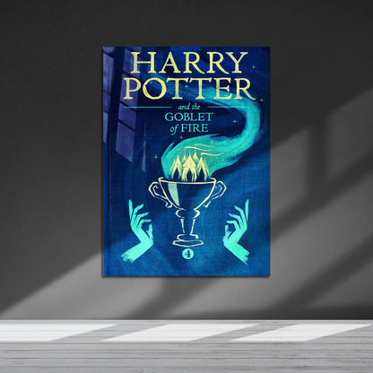 Flex Designs Metal Poster Harry Potter and the Goblet of Fire Bookcover 5 x 7" Home Goods - Movie 2005 Movie Metal Poster