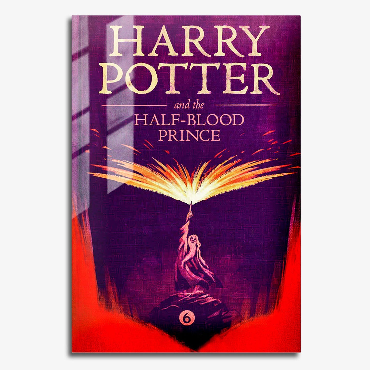 Flex Designs Metal Poster Harry Potter and the Half-Blood Prince Bookcover 11 x 17" Home Goods - Movie 2009 Movie Metal Poster