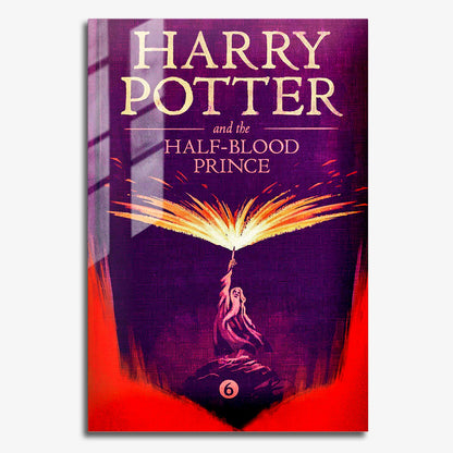 Flex Designs Metal Poster Harry Potter and the Half-Blood Prince Bookcover 11 x 17" Home Goods - Movie 2009 Movie Metal Poster