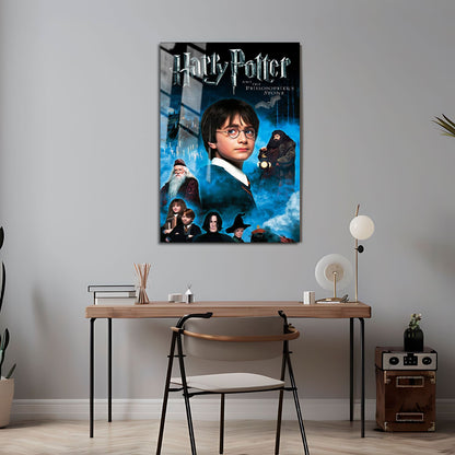 Flex Designs Metal Poster Harry Potter and the Philosophers Stone Classic 24 x 36" Home Goods - Movie 2001 Movie Metal Poster