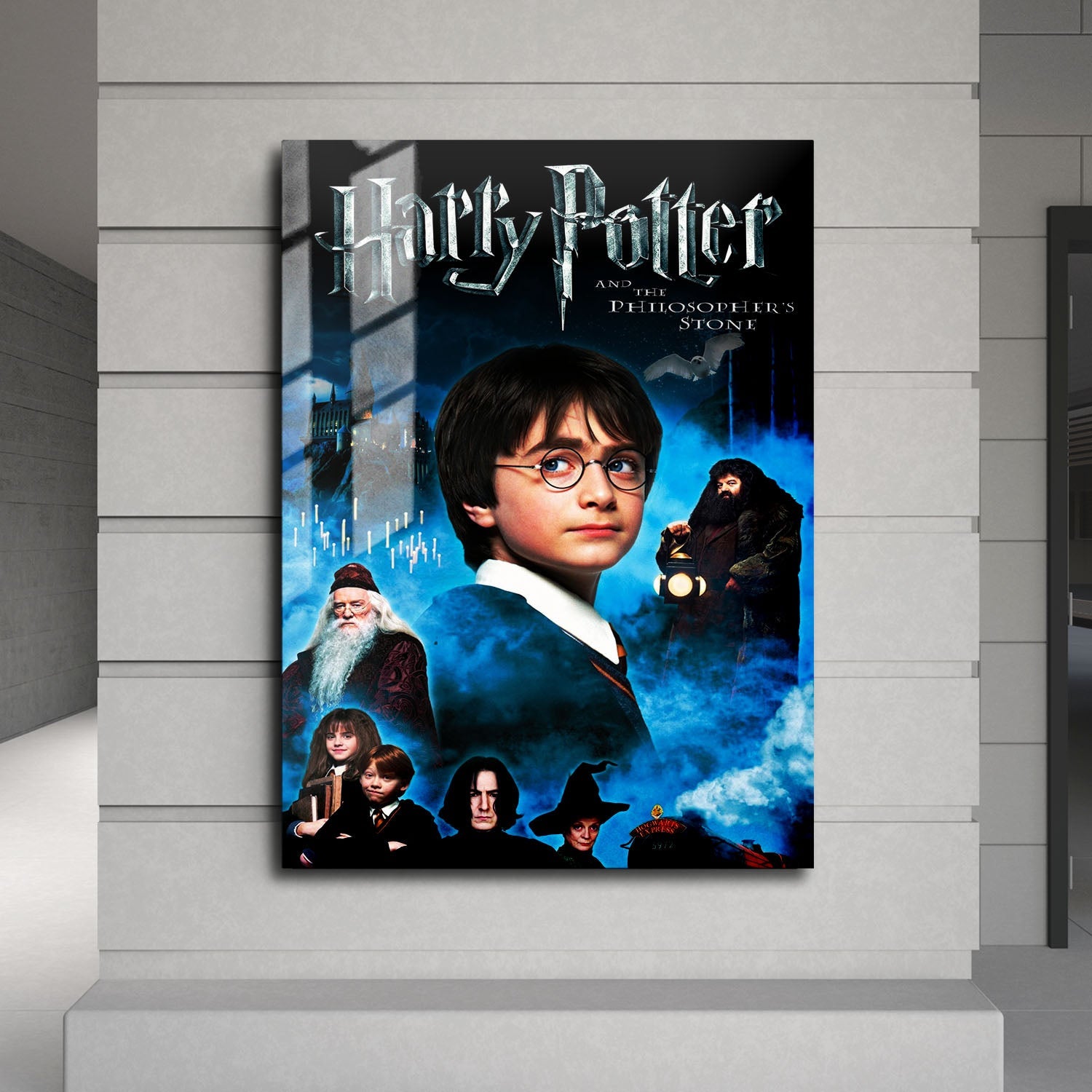 Flex Designs Metal Poster Harry Potter and the Philosophers Stone Classic 24 x 36" Home Goods - Movie 2001 Movie Metal Poster