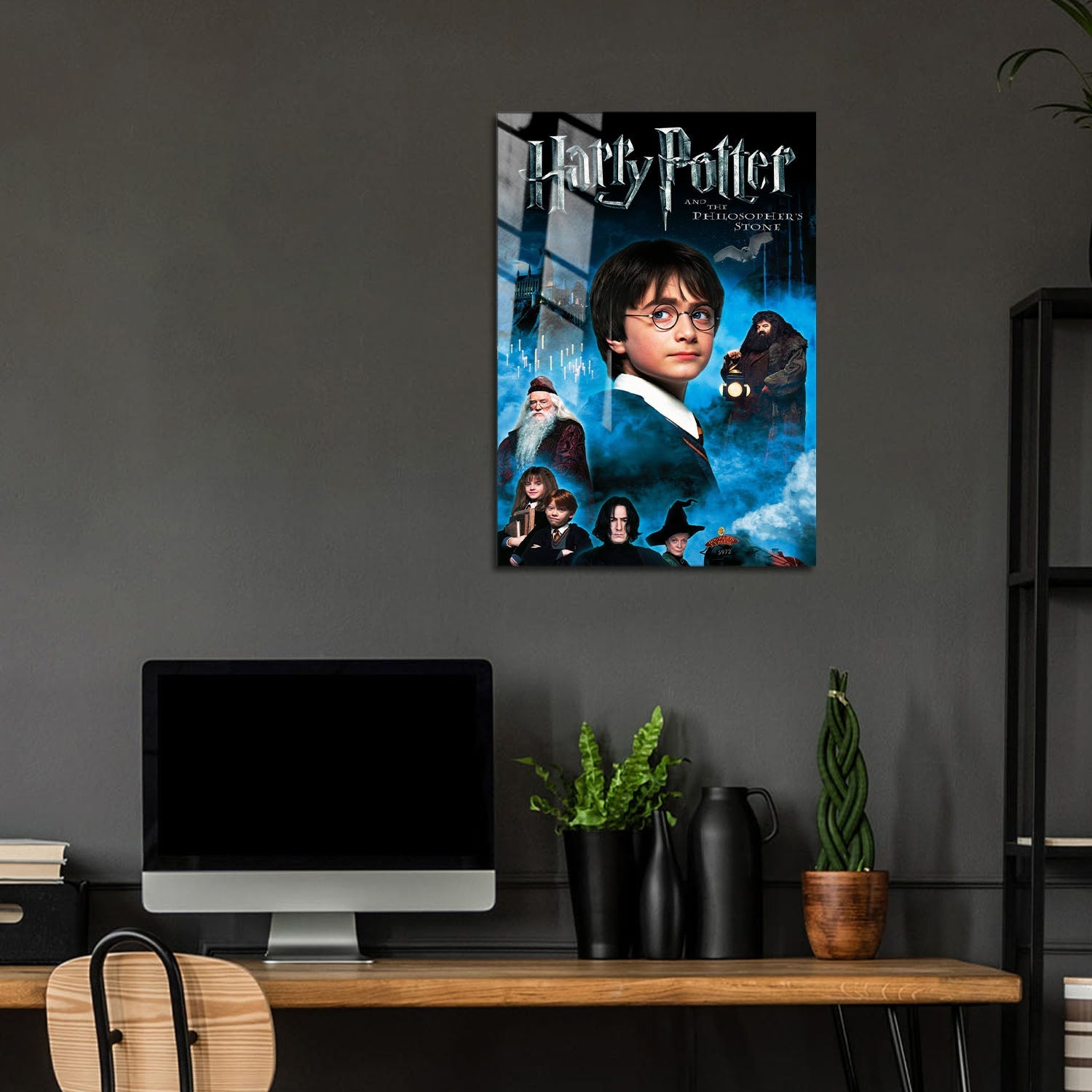 Flex Designs Metal Poster Harry Potter and the Philosophers Stone Classic 5 x 7" Home Goods - Movie 2001 Movie Metal Poster