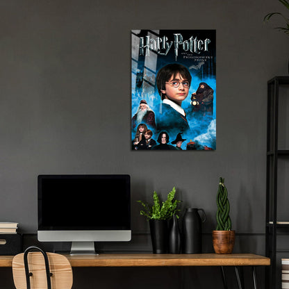 Flex Designs Metal Poster Harry Potter and the Philosophers Stone Classic 5 x 7" Home Goods - Movie 2001 Movie Metal Poster