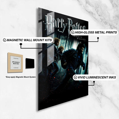Flex Designs Metal Poster Harry Potter and the Deathly Hallows Part 1 Classic 16 x 24" Home Goods - Movie 2010 Movie Metal Poster