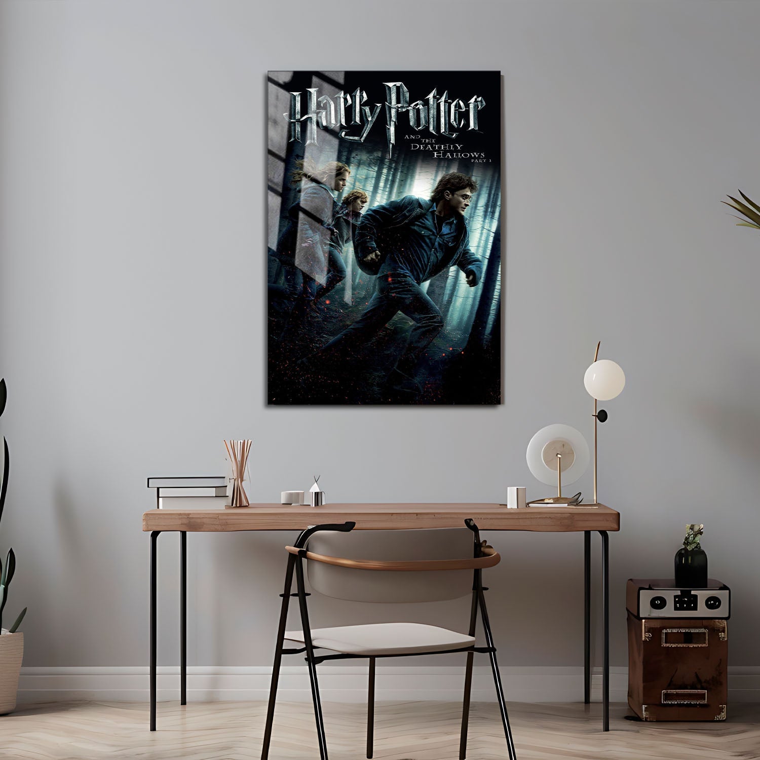 Flex Designs Metal Poster Harry Potter and the Deathly Hallows Part 1 Classic 24 x 36" Home Goods - Movie 2010 Movie Metal Poster