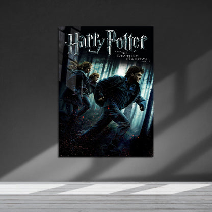 Flex Designs Metal Poster Harry Potter and the Deathly Hallows Part 1 Classic 5 x 7" Home Goods - Movie 2010 Movie Metal Poster