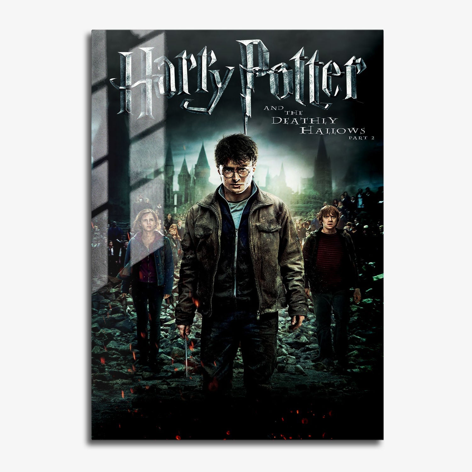 Flex Designs Metal Poster Harry Potter and the Deathly Hallows Part 2 Classic 11 x 17" Home Goods - Movie 2011 Movie Metal Poster