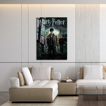 Flex Designs Metal Poster Harry Potter and the Deathly Hallows Part 2 Classic 16 x 24" Home Goods - Movie 2011 Movie Metal Poster