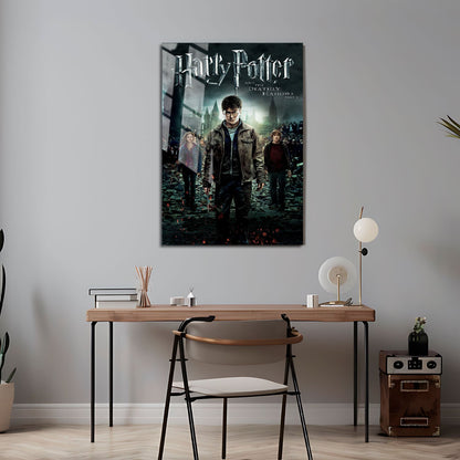Flex Designs Metal Poster Harry Potter and the Deathly Hallows Part 2 Classic 24 x 36" Home Goods - Movie 2011 Movie Metal Poster