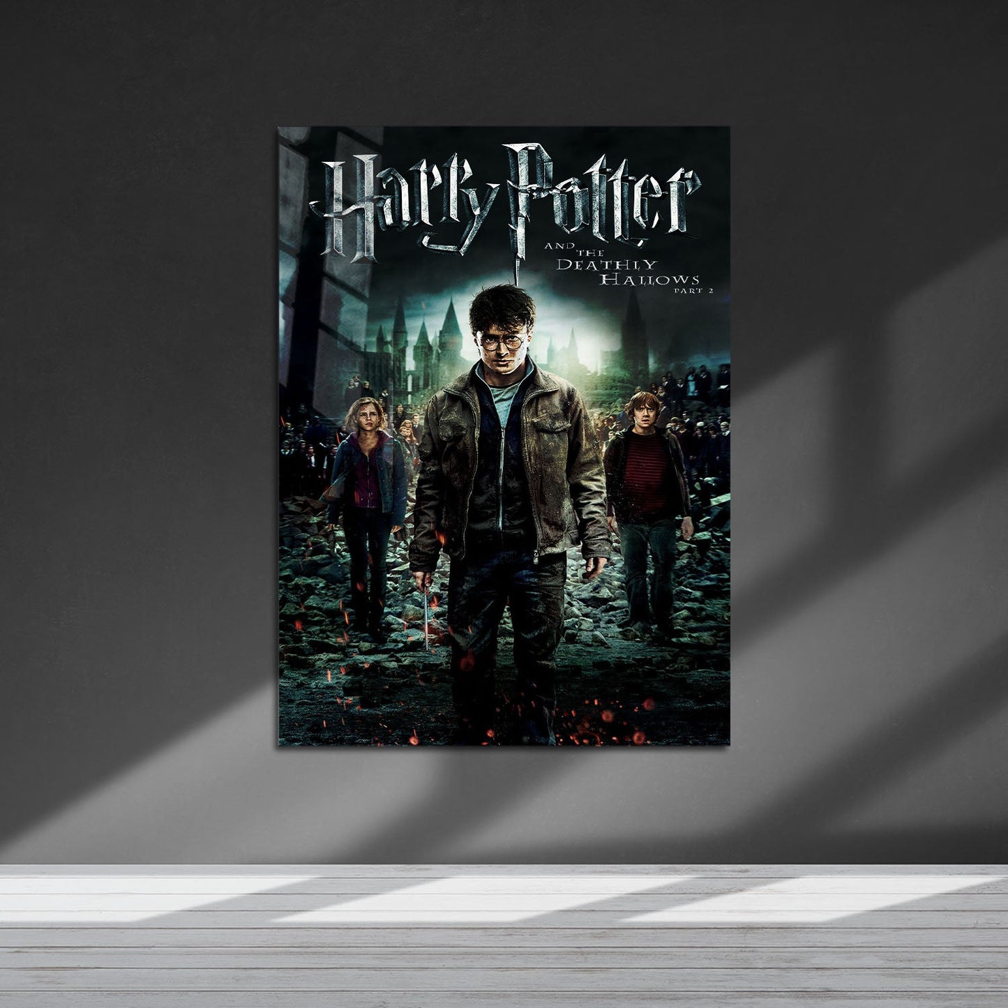 Flex Designs Metal Poster Harry Potter and the Deathly Hallows Part 2 Classic 5 x 7" Home Goods - Movie 2011 Movie Metal Poster