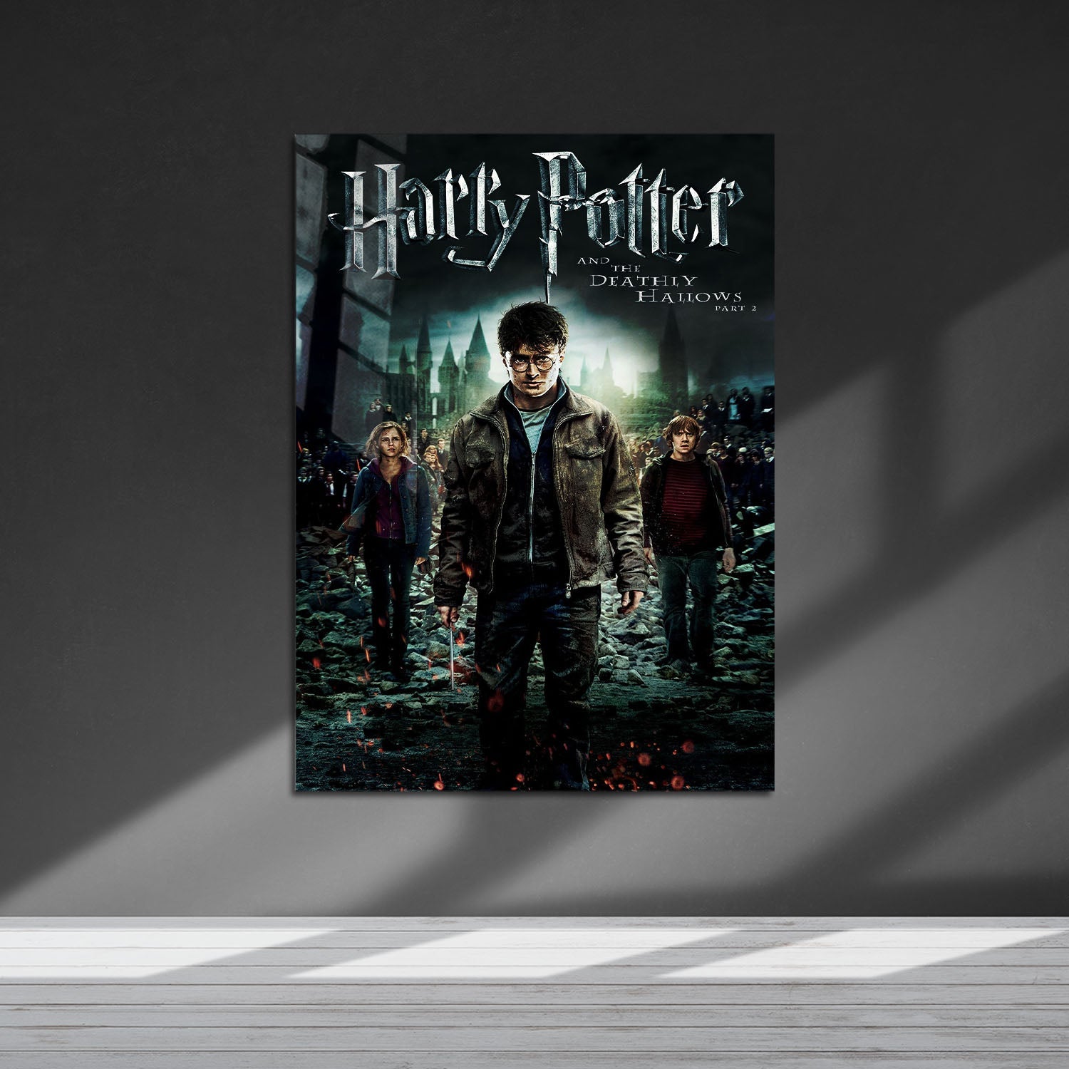 Flex Designs Metal Poster Harry Potter and the Deathly Hallows Part 2 Classic 5 x 7" Home Goods - Movie 2011 Movie Metal Poster