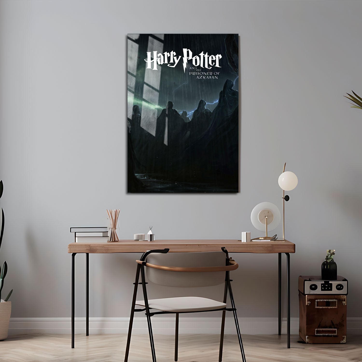 Flex Designs Metal Poster Harry Potter and the Prisoner of Azkaban Minimalist 24 x 36" Home Goods - Movie 2004 Movie Metal Poster