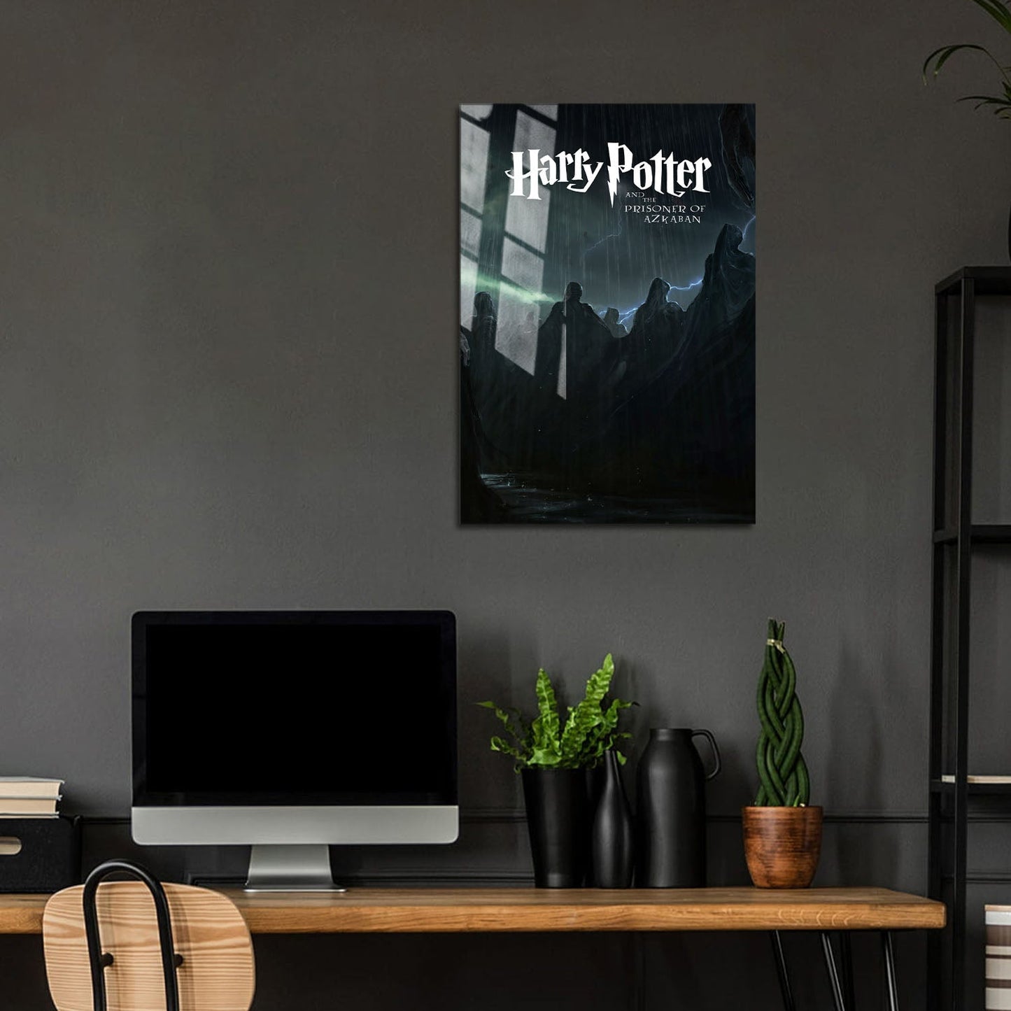 Flex Designs Metal Poster Harry Potter and the Prisoner of Azkaban Minimalist 5 x 7" Home Goods - Movie 2004 Movie Metal Poster