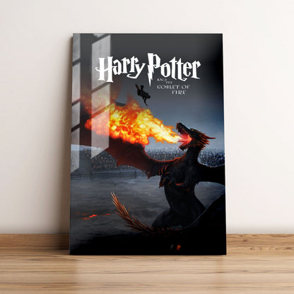 Harry Potter and the Goblet of Fire Minimalist Movie Metal Poster