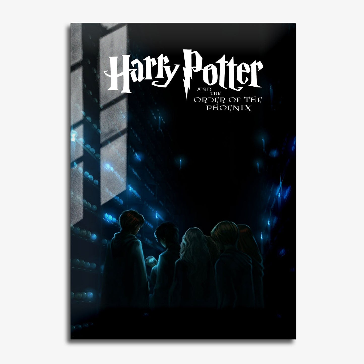 Flex Designs Metal Poster Harry Potter and the Order of the Phoenix Minimalist 11 x 17" Home Goods - Movie 2007 Movie Metal Poster