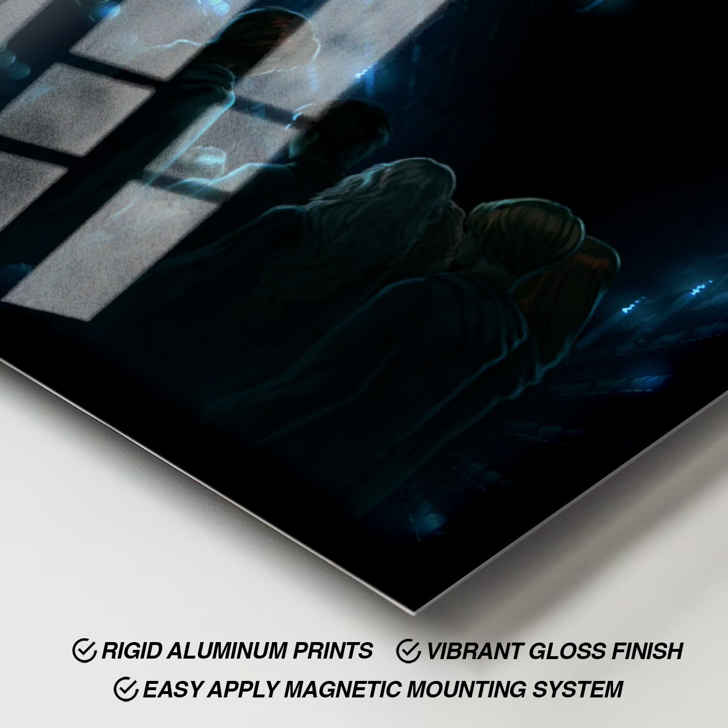 Flex Designs Metal Poster Harry Potter and the Order of the Phoenix Minimalist 11 x 17" Home Goods - Movie 2007 Movie Metal Poster