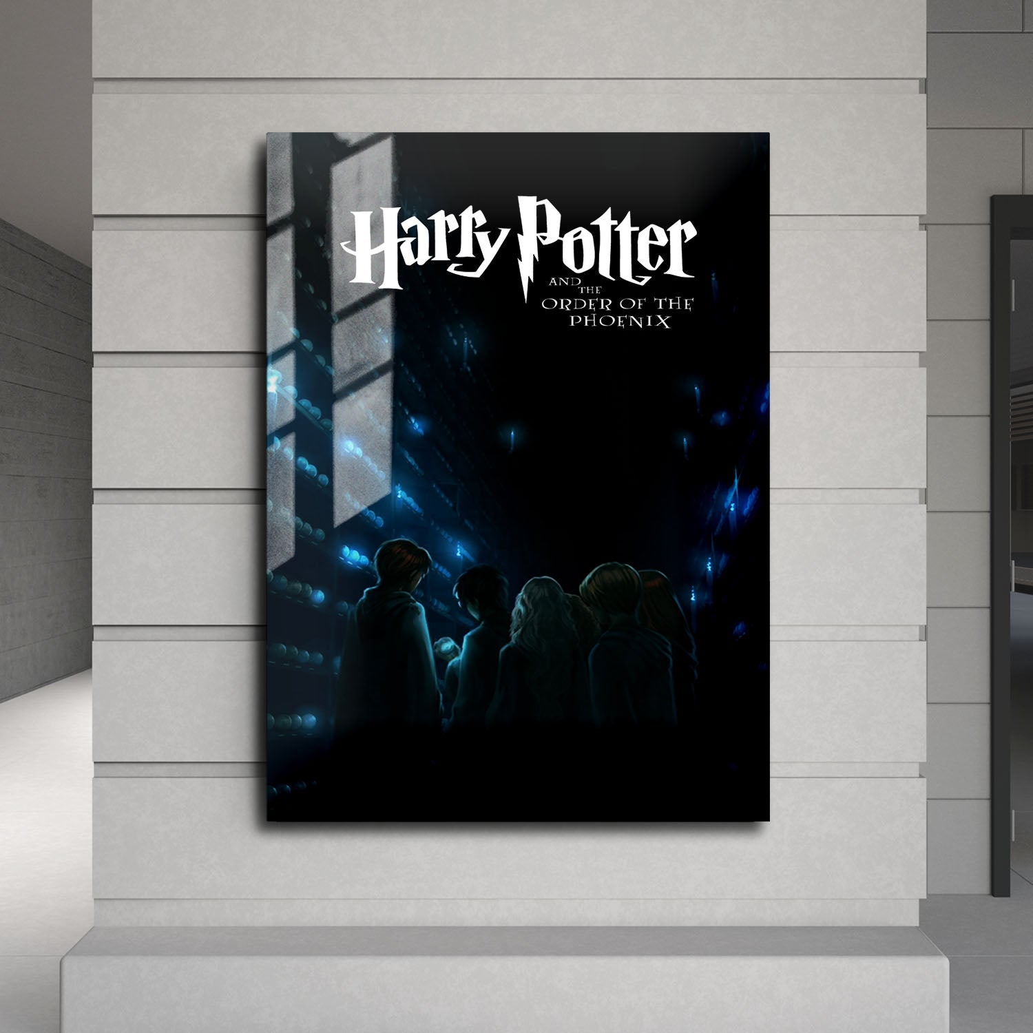 Flex Designs Metal Poster Harry Potter and the Order of the Phoenix Minimalist 24 x 36" Home Goods - Movie 2007 Movie Metal Poster