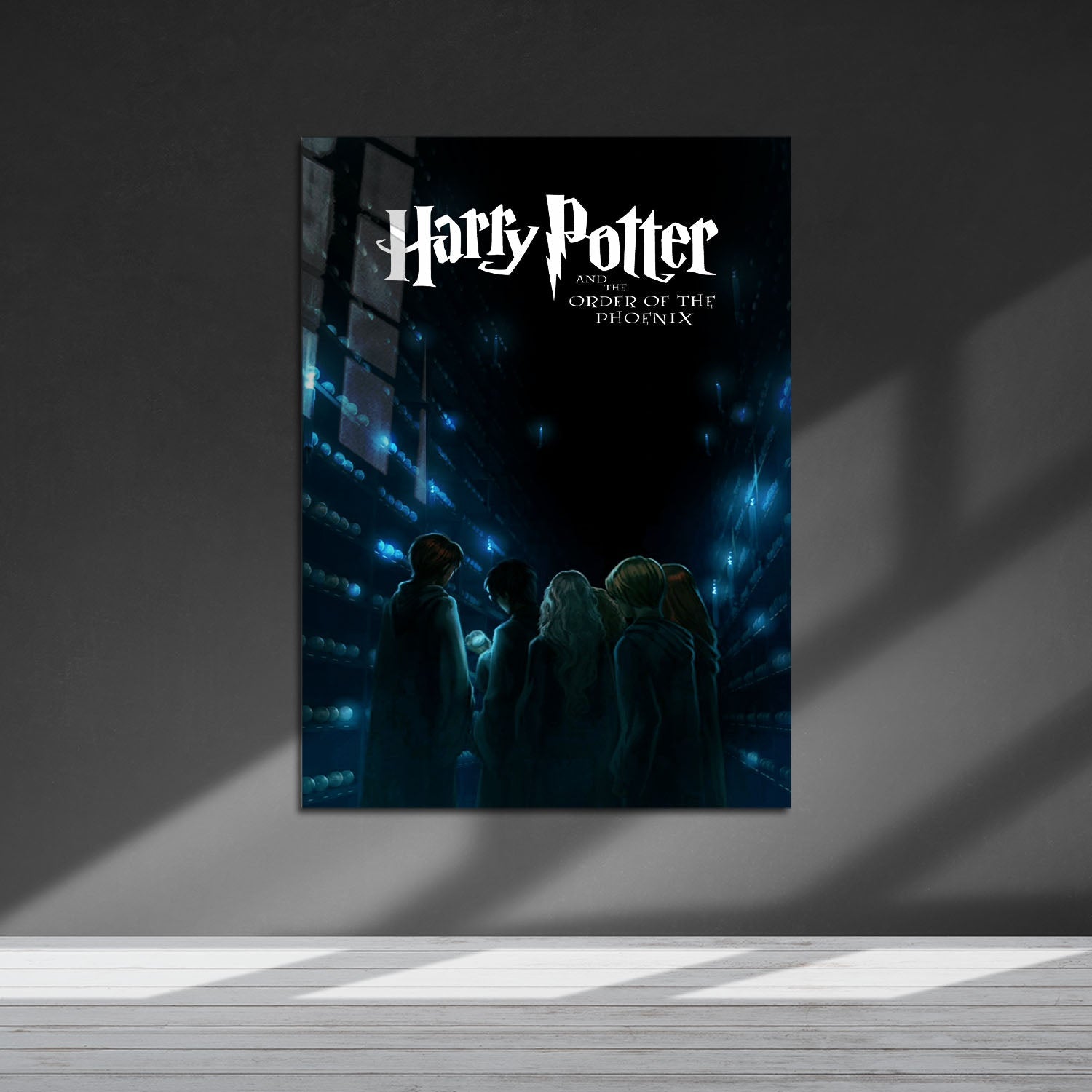 Flex Designs Metal Poster Harry Potter and the Order of the Phoenix Minimalist 5 x 7" Home Goods - Movie 2007 Movie Metal Poster