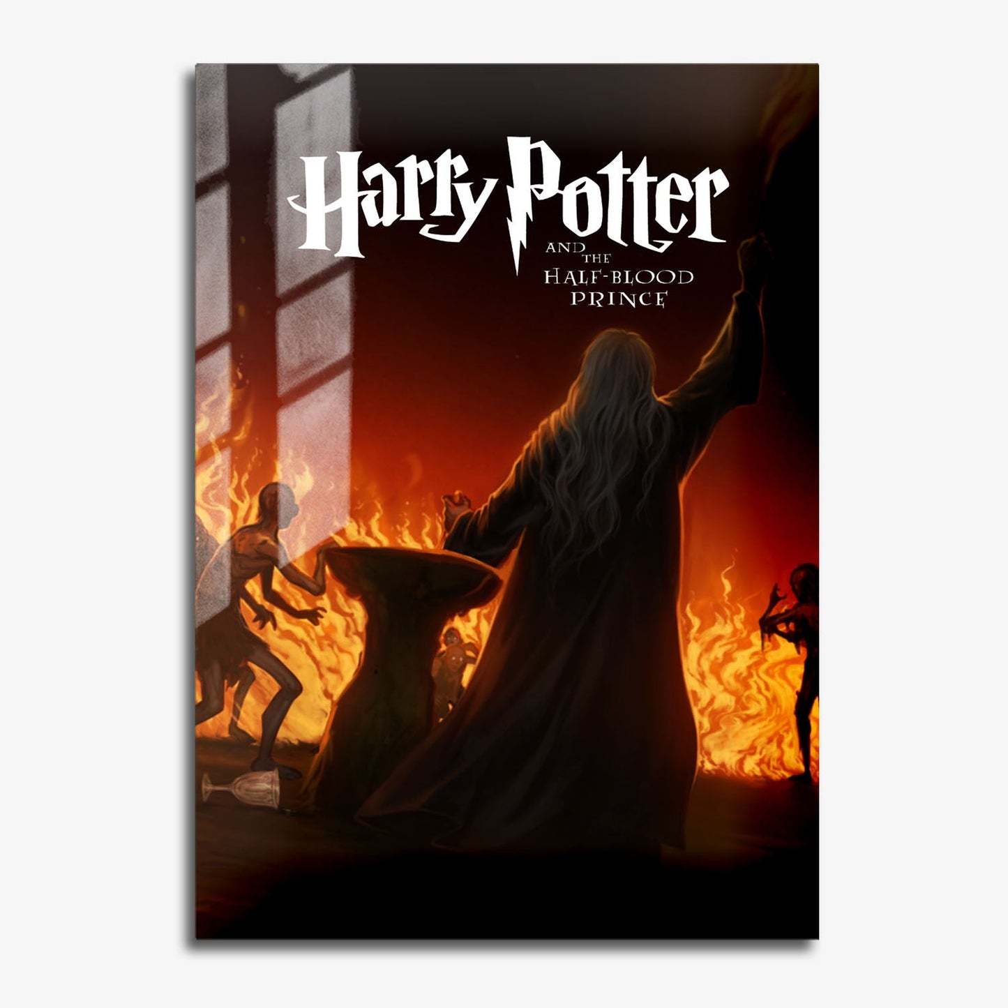 Flex Designs Metal Poster Harry Potter and the Half-Blood Prince Minimalist 11 x 17" Home Goods - Movie 2009 Movie Metal Poster