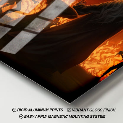 Flex Designs Metal Poster Harry Potter and the Half-Blood Prince Minimalist 11 x 17" Home Goods - Movie 2009 Movie Metal Poster